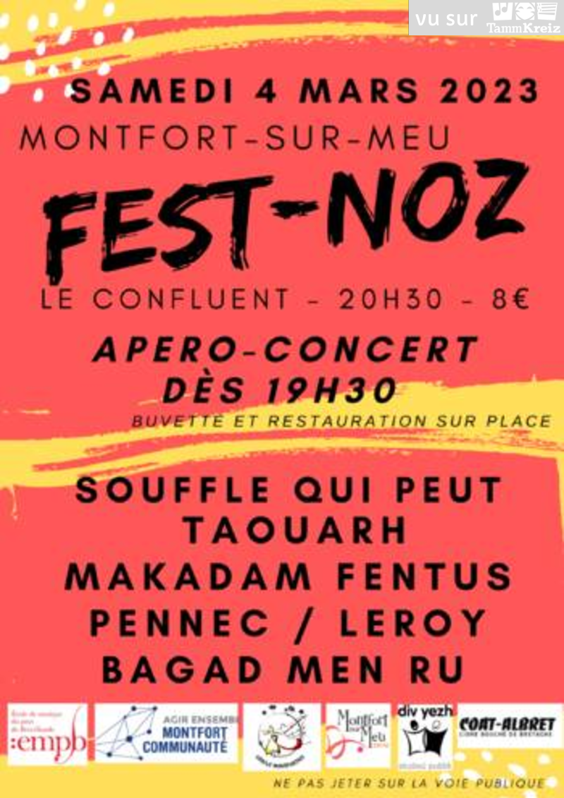 Fest Noz à Montfort-sur-Meu