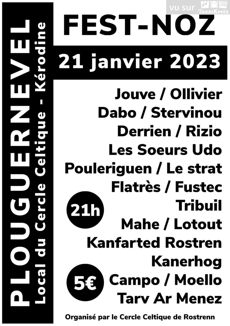 Fest Noz à Plouguernevel