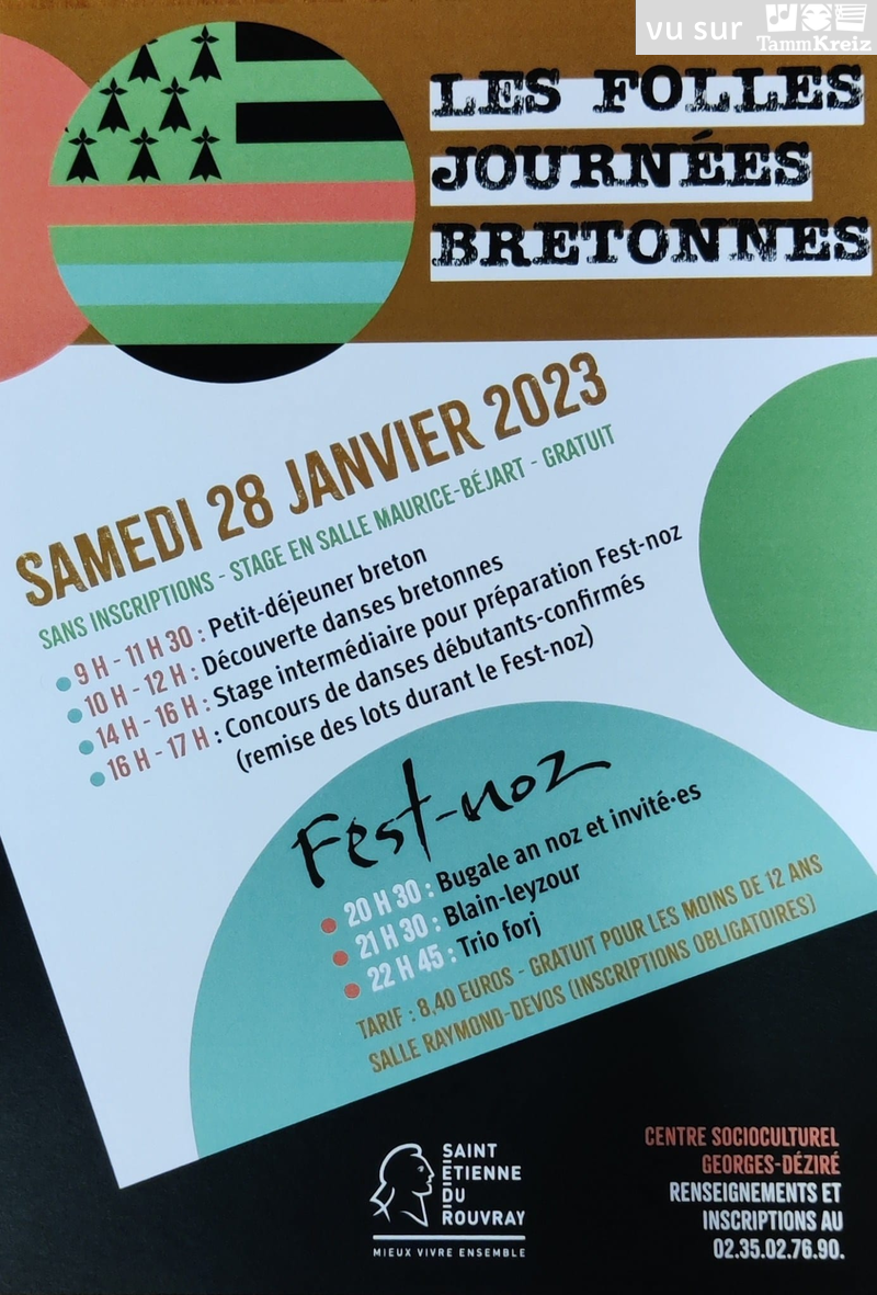 Fest Noz à Saint-Etienne-du-Rouvray