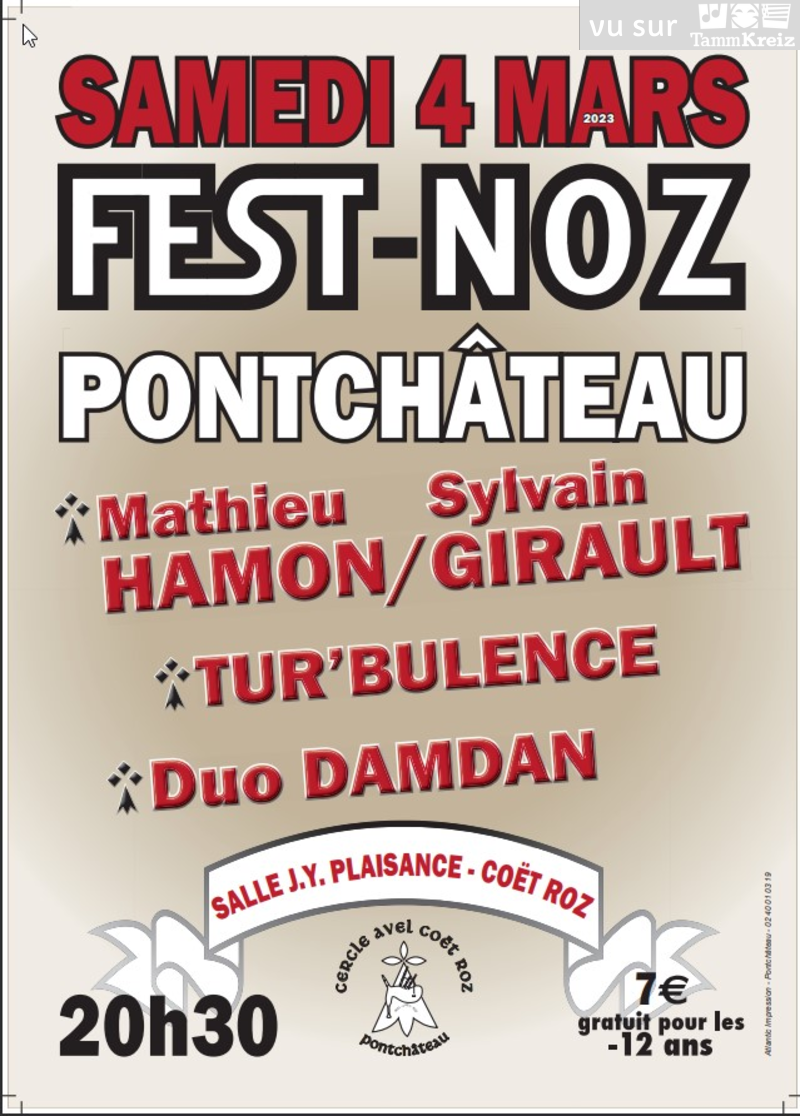 Fest Noz à Pontchâteau