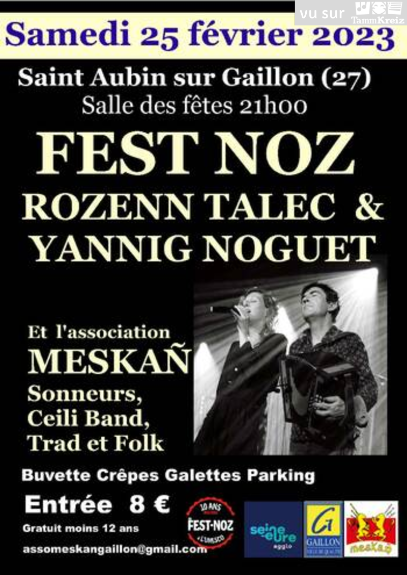 Fest Noz à Saint Aubin sur Gaillon