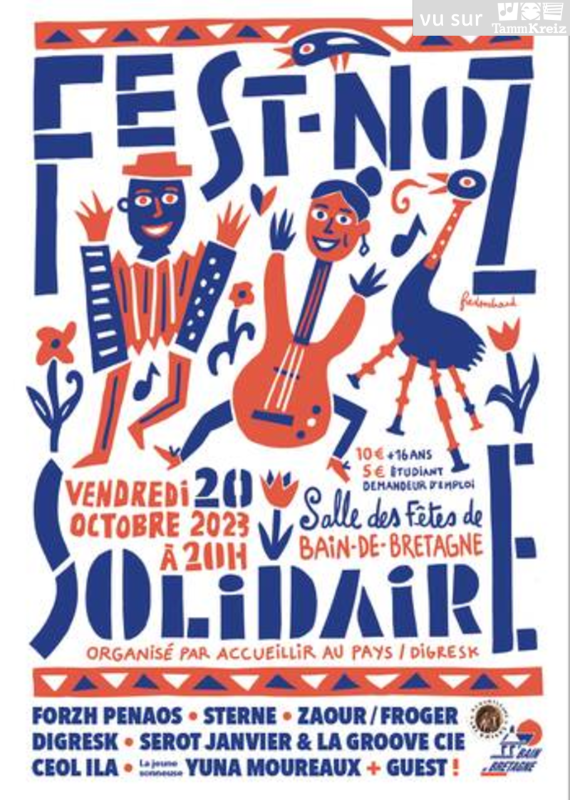 Fest Noz&nbsp;à&nbsp;Bain-de-Bretagne