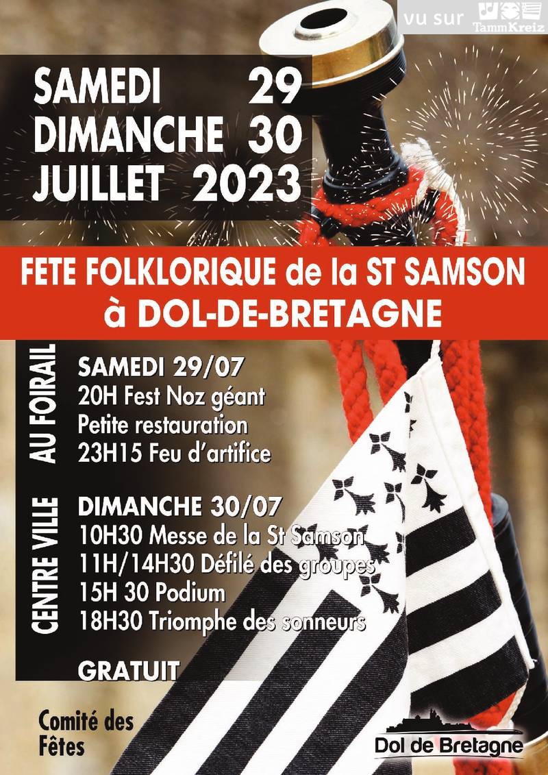 Fest Noz&nbsp;à&nbsp;Dol-de-Bretagne