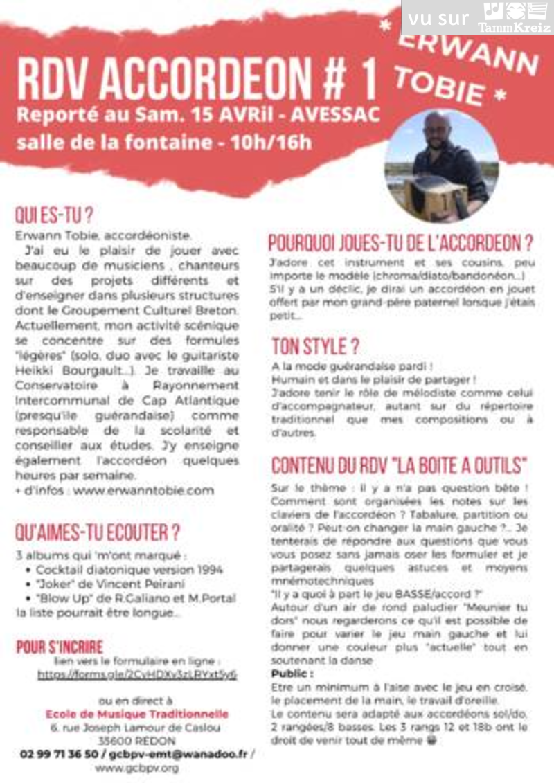 Stage à Avessac