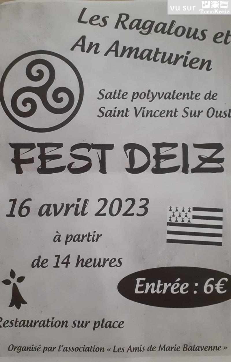 Fest Deiz à Saint-Vincent-sur-Oust