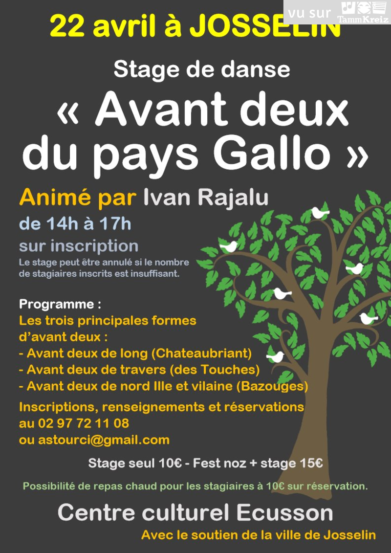 Stage à Josselin