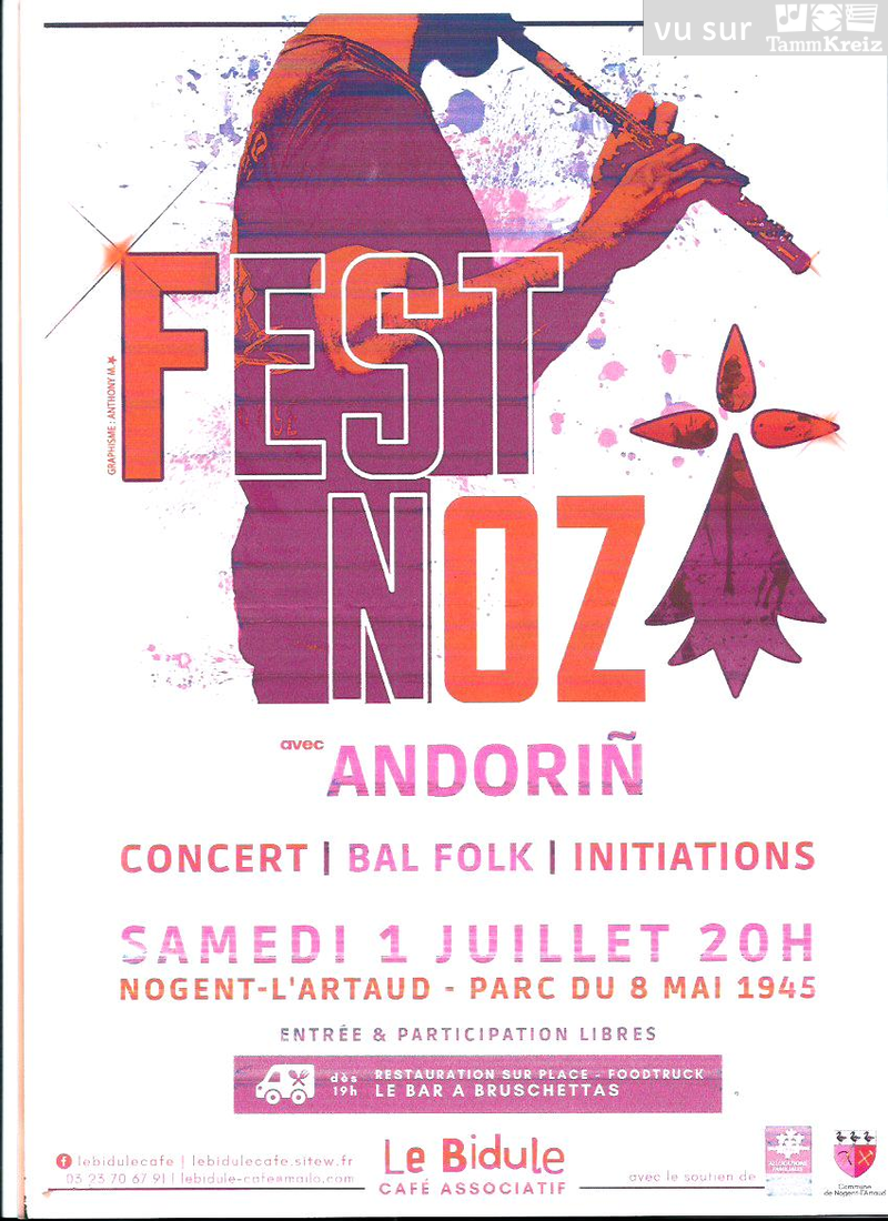 Concert et Fest-Noz à Nogent-l'Artaud