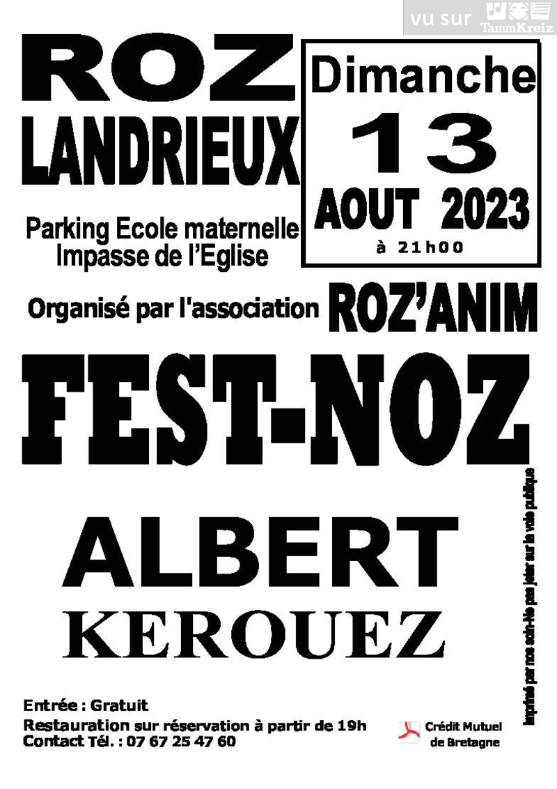 Fest Noz à Roz-Landrieux