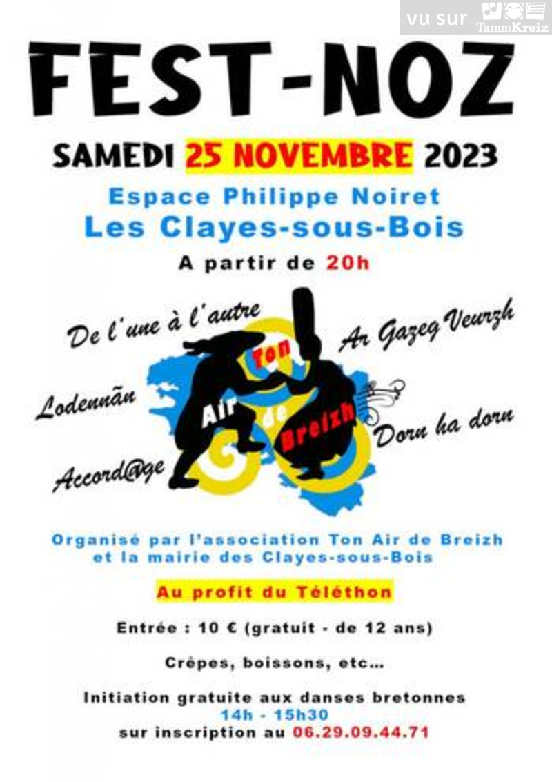 Fest Noz à Les Clayes-sous-Bois
