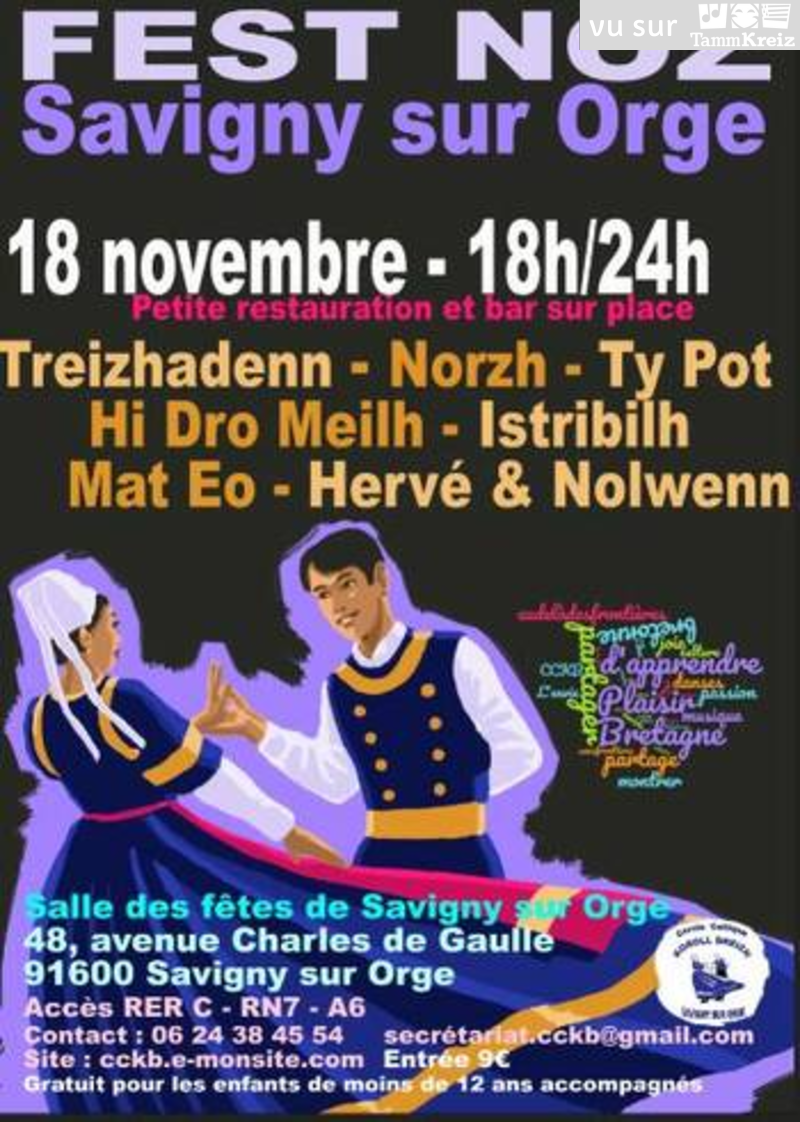 Fest Noz à Savigny-sur-Orge