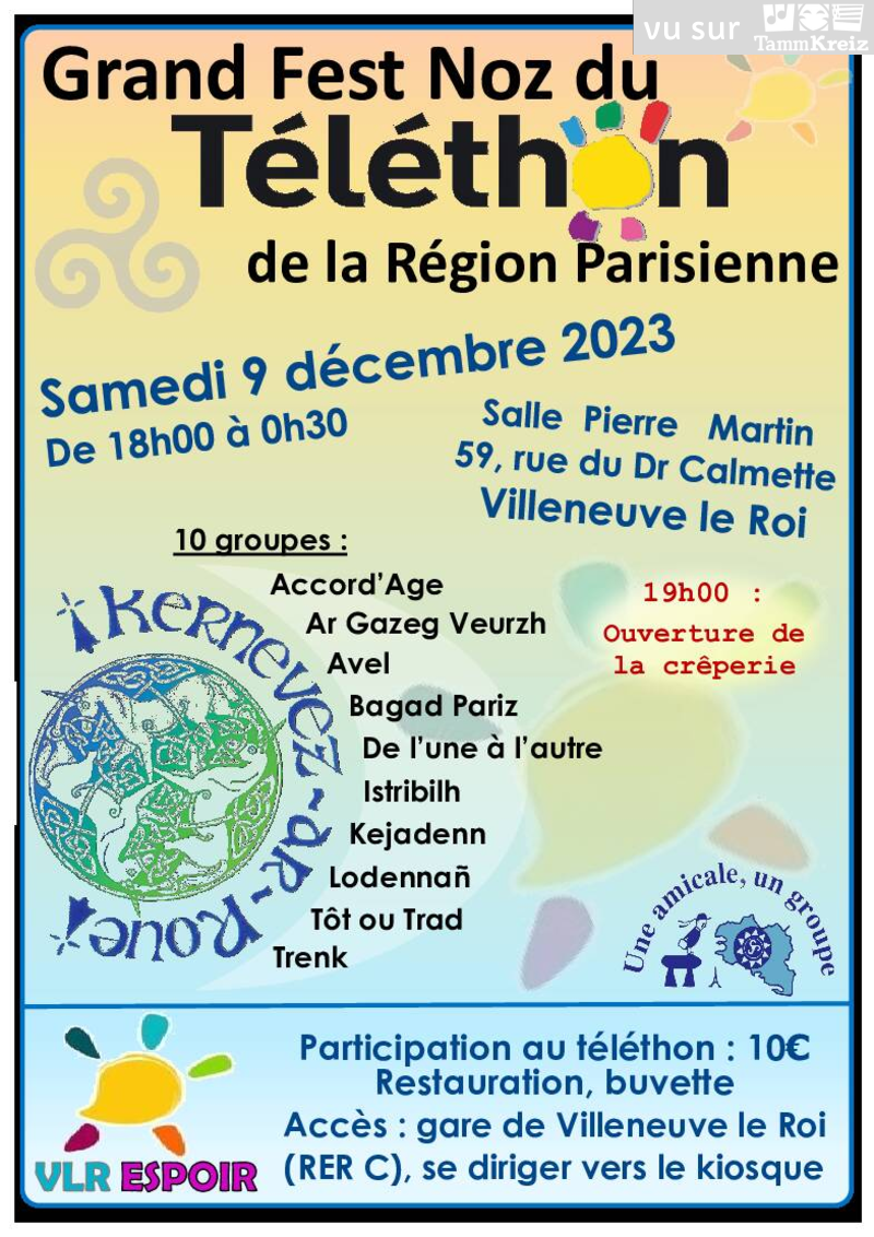 Fest Noz à Villeneuve-le-Roi