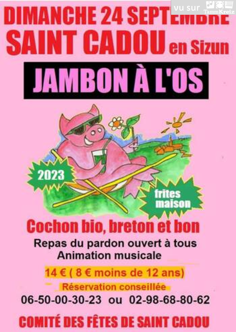Repas animé à Sizun