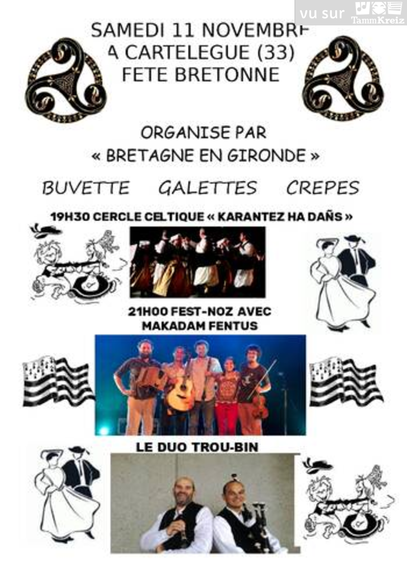 Fest Noz&nbsp;à&nbsp;Cartelegue
