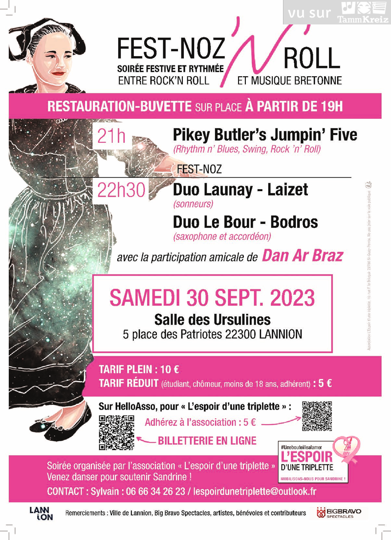Concert et Fest-Noz à Lannion