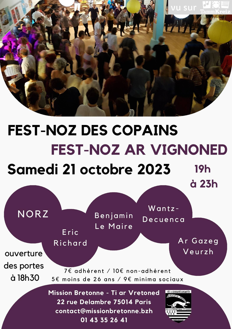 Fest Noz&nbsp;à&nbsp;Paris