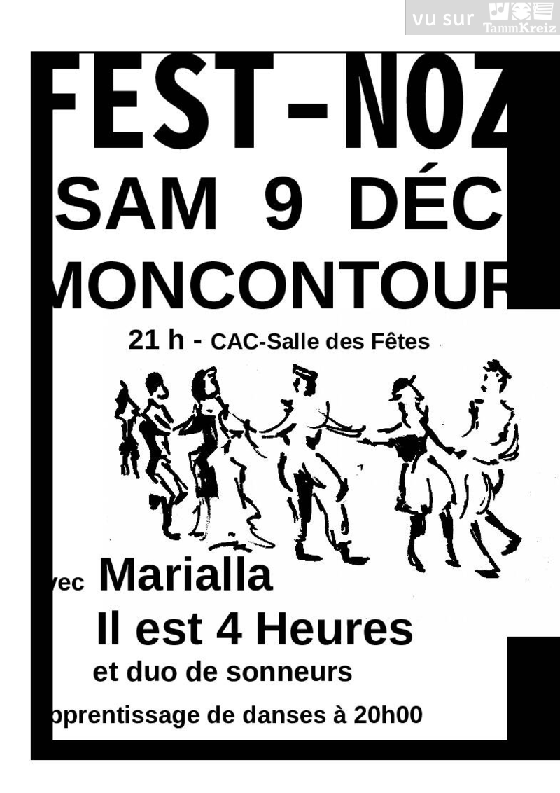 Fest Noz&nbsp;à&nbsp;Moncontour