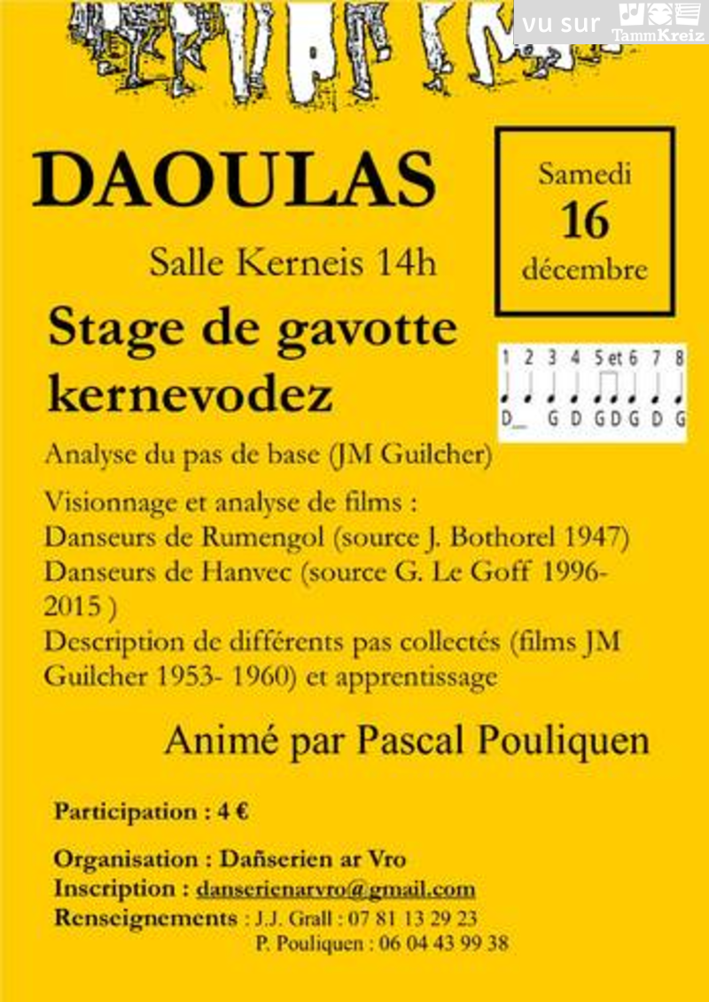 Stage à Daoulas