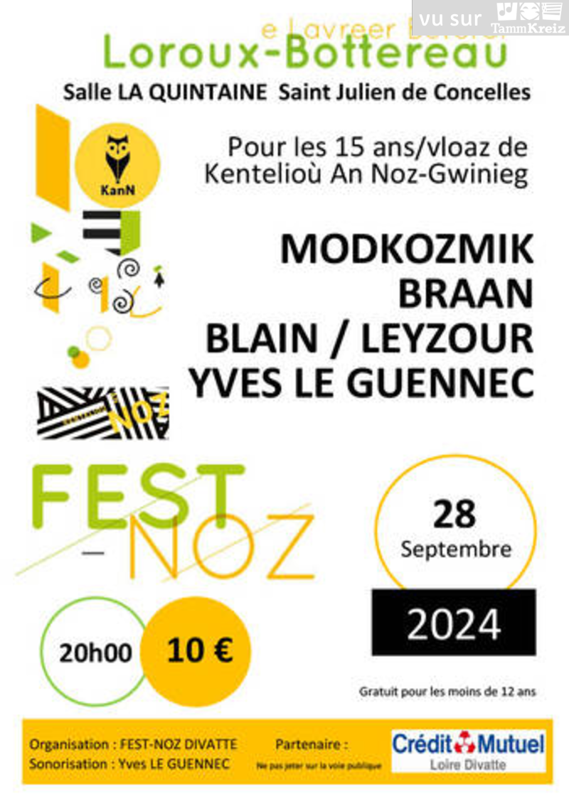 Fest Noz à Saint-Julien-de-Concelles