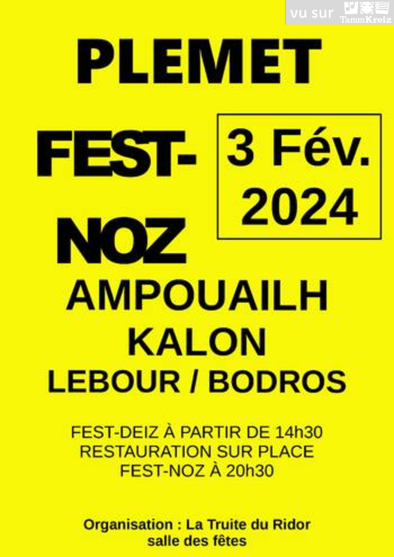 Fest Noz à Plémet