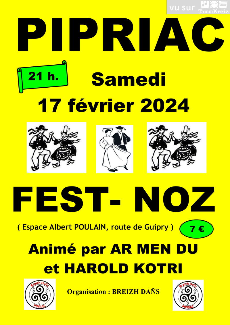 Fest Noz à Pipriac