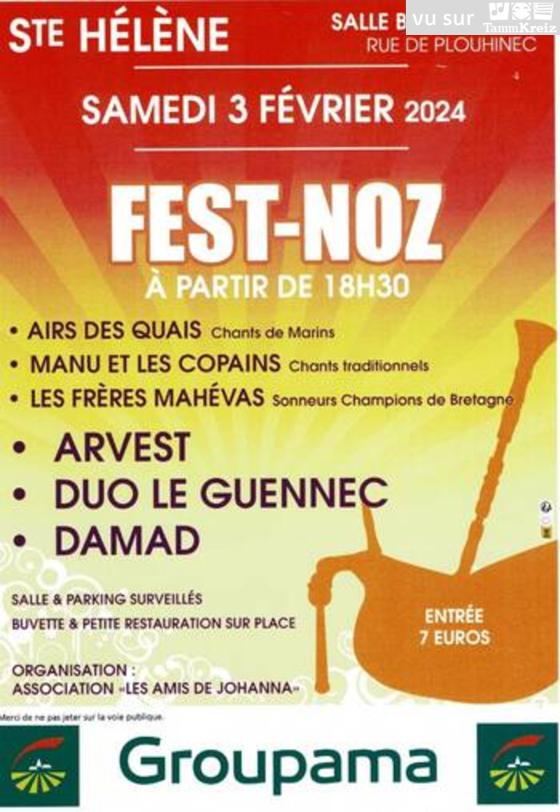 Fest Noz à Sainte-Hélène
