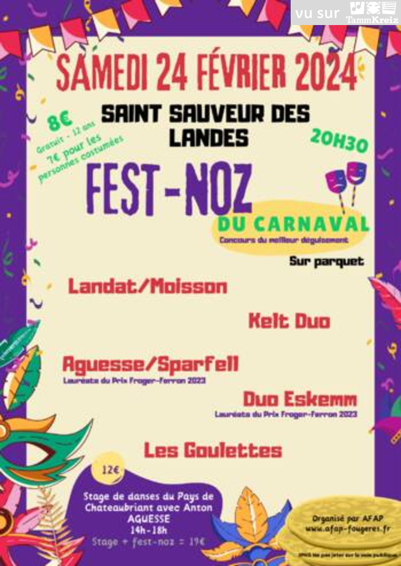 Fest Noz à Saint-Sauveur des Landes
