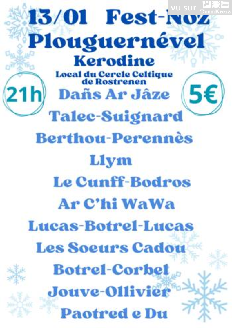 Fest Noz à Plouguernevel