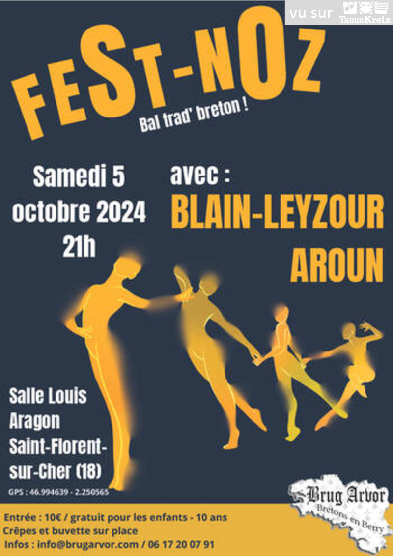 Fest Noz à Saint-Florent-sur-Cher