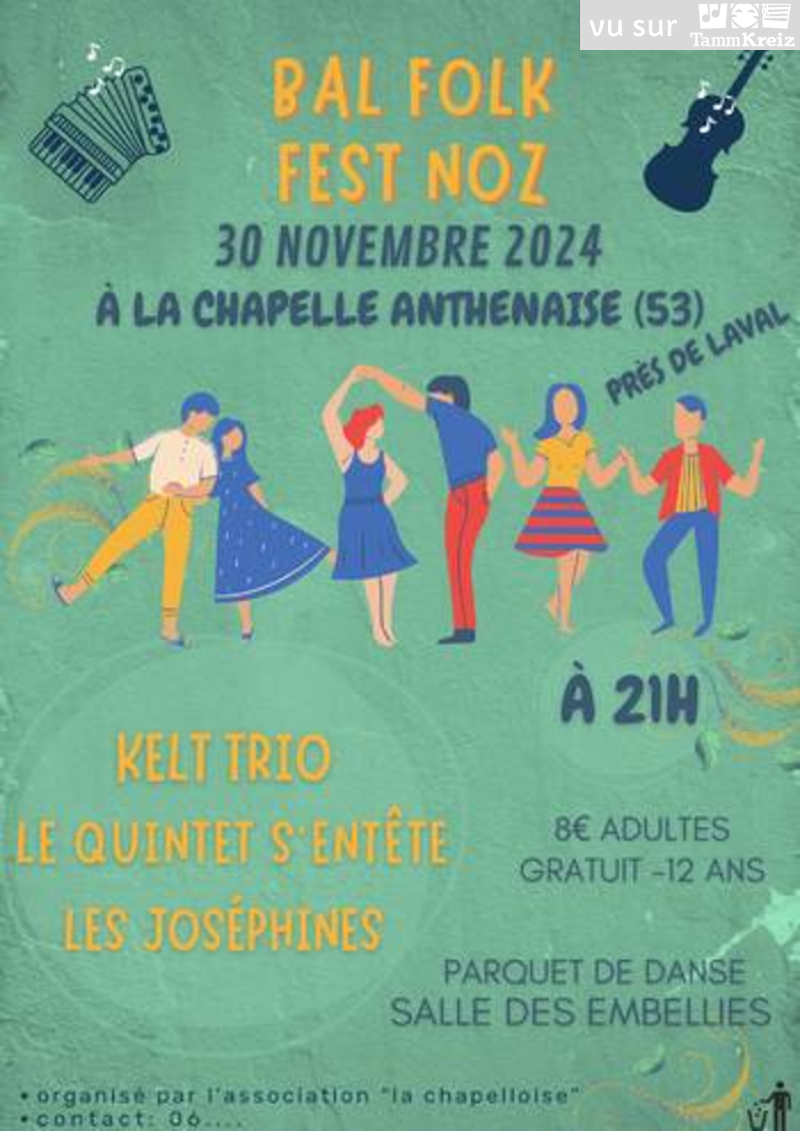 Fest-Noz/Bal folk à La Chapelle Anthenaise