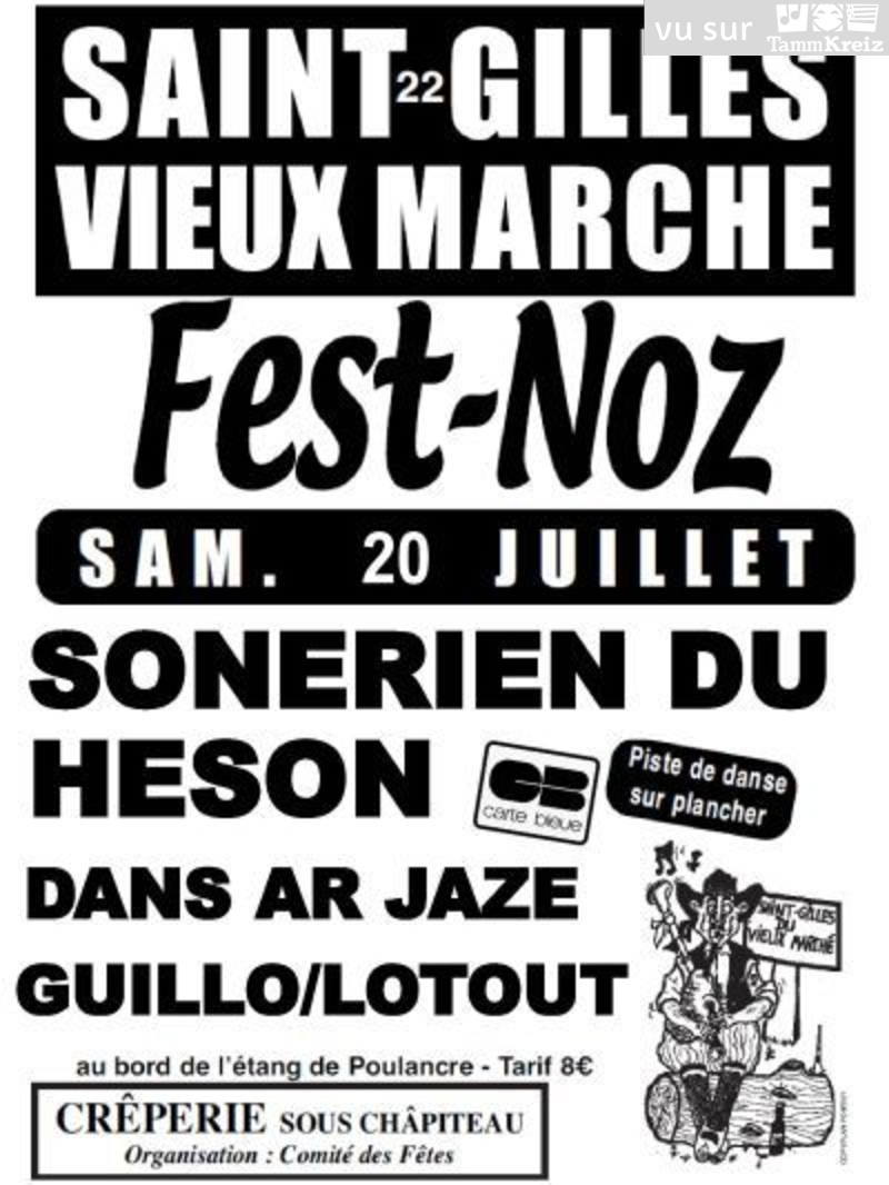 Fest Noz à Saint-Gilles-Vieux-Marché