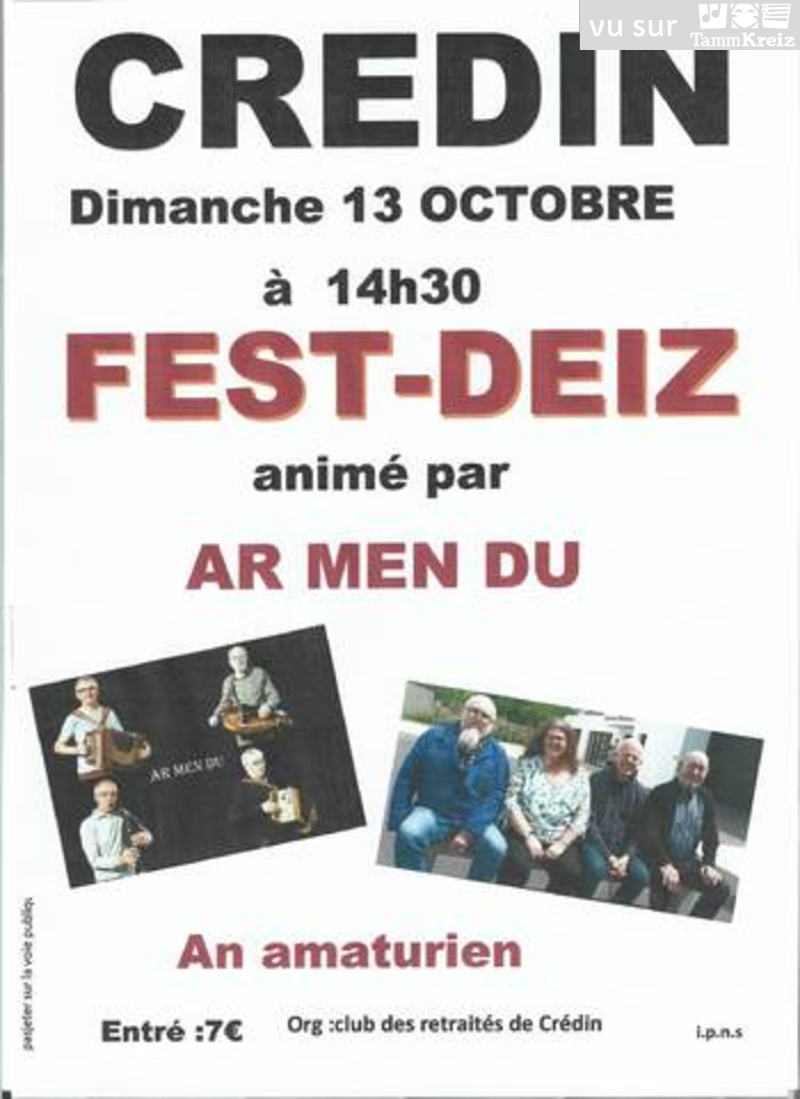 Fest Deiz à Crédin