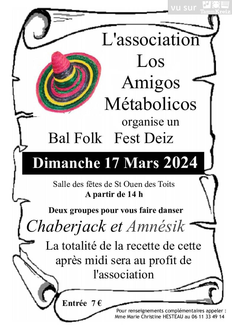 Fest-deiz/bal à Saint-Ouën-des-Toits