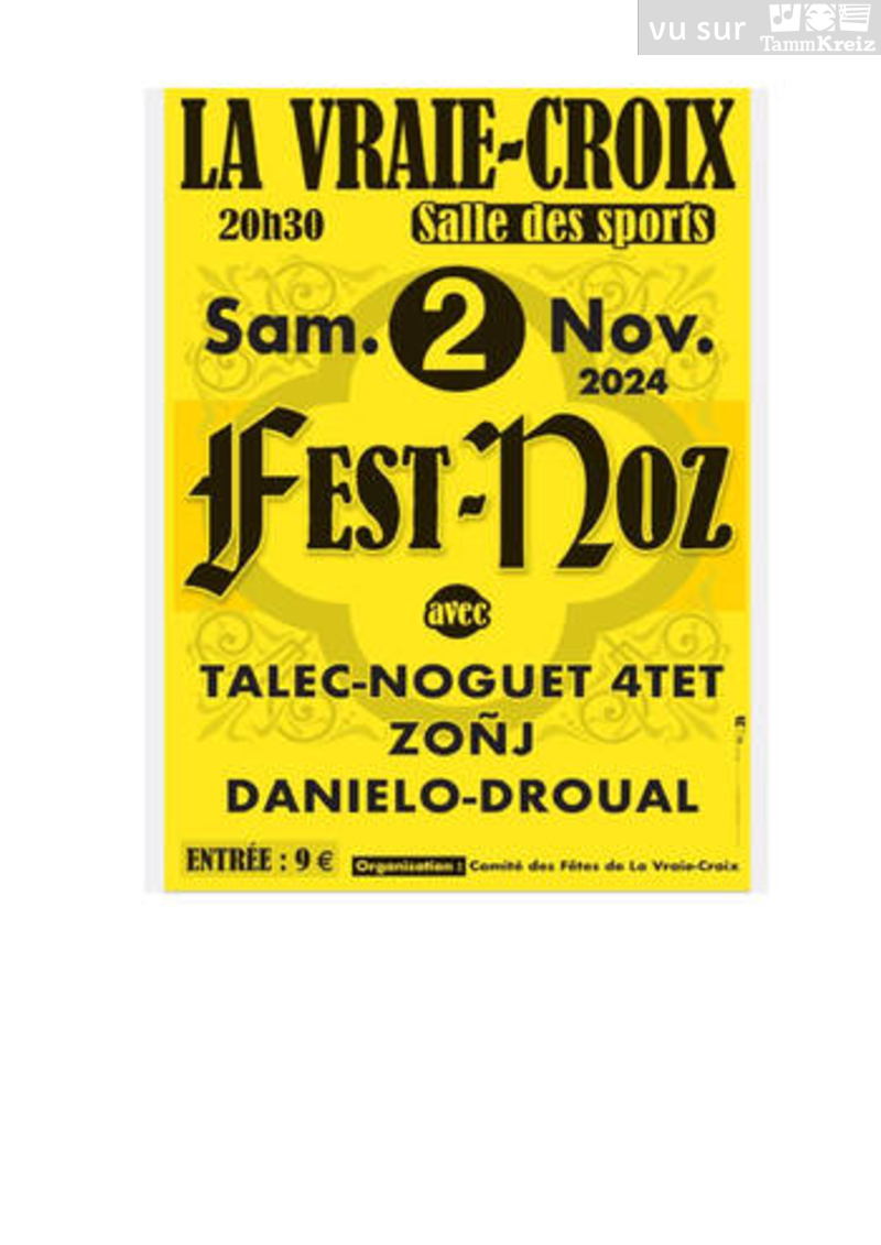Fest Noz à La Vraie-Croix