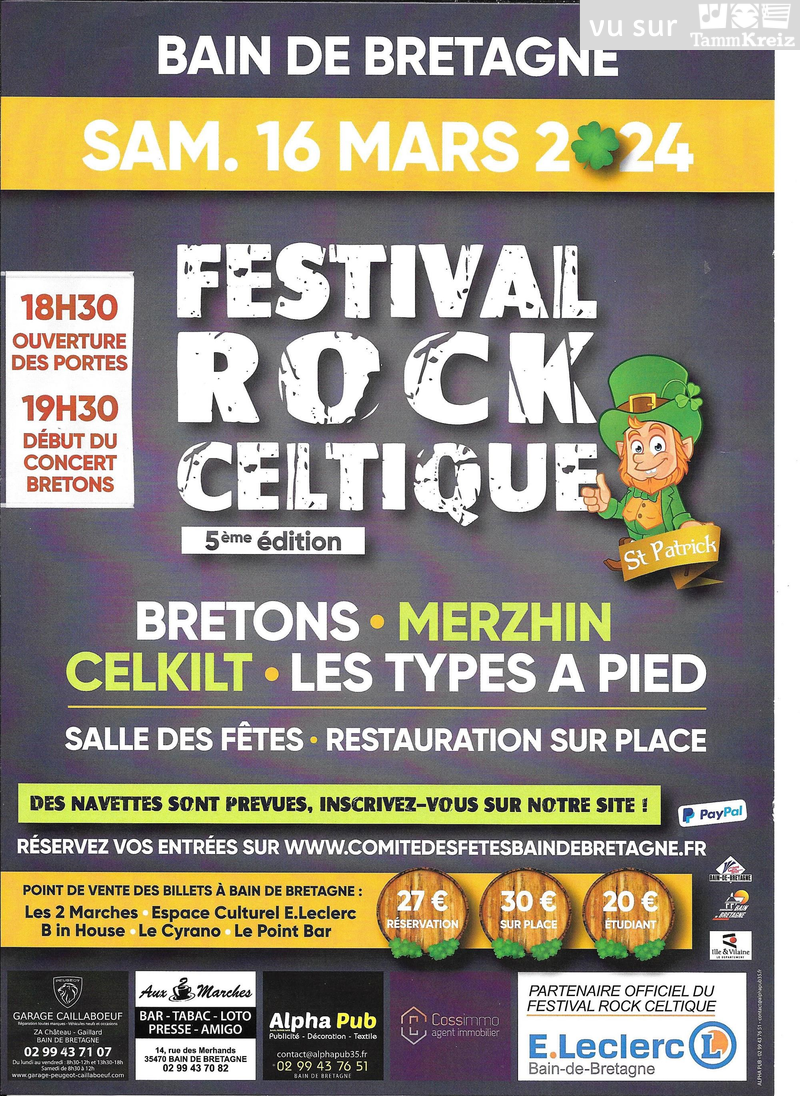 Concert à Bain-de-Bretagne