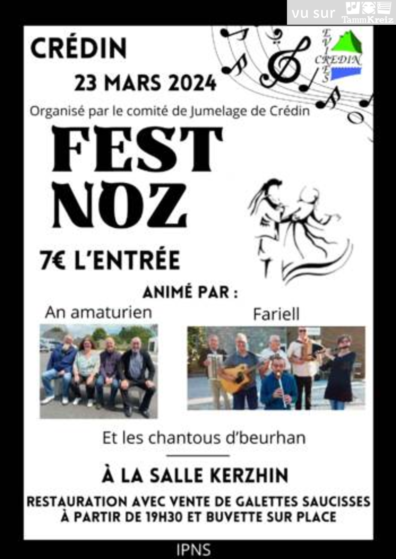 Fest Noz à Crédin