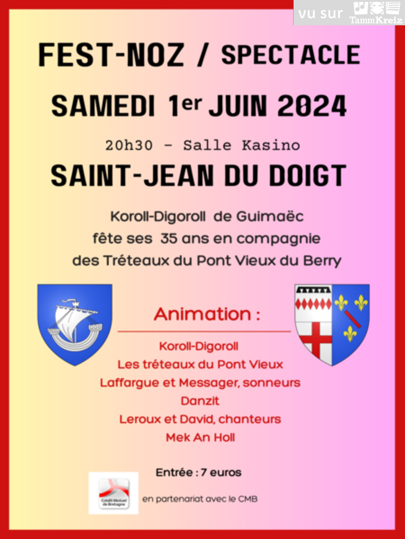 Spectacle et fest-noz à Saint-Jean-du-Doigt