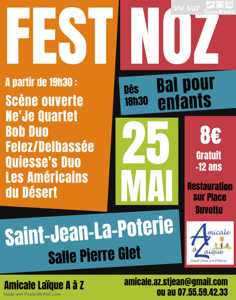 Fest Noz à Saint-Jean-la-Poterie