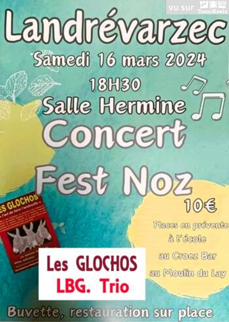 Concert et spectacle à Landrévarzec