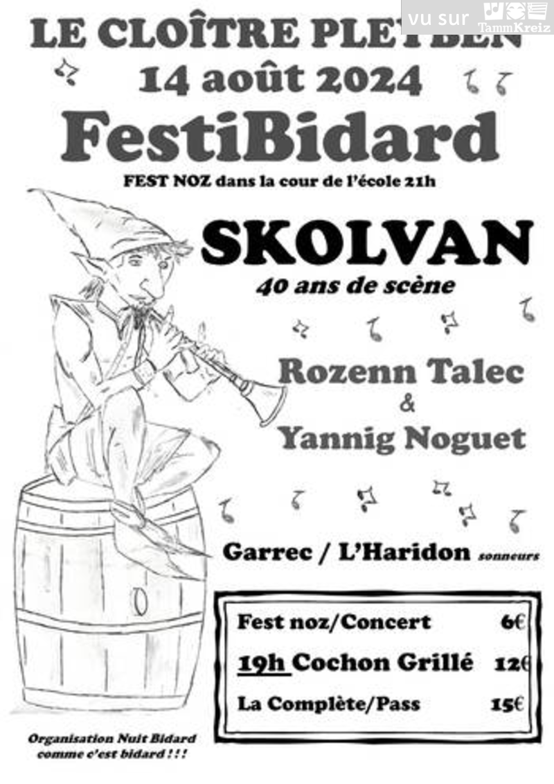 Fest Noz à Le Cloître-Pleyben