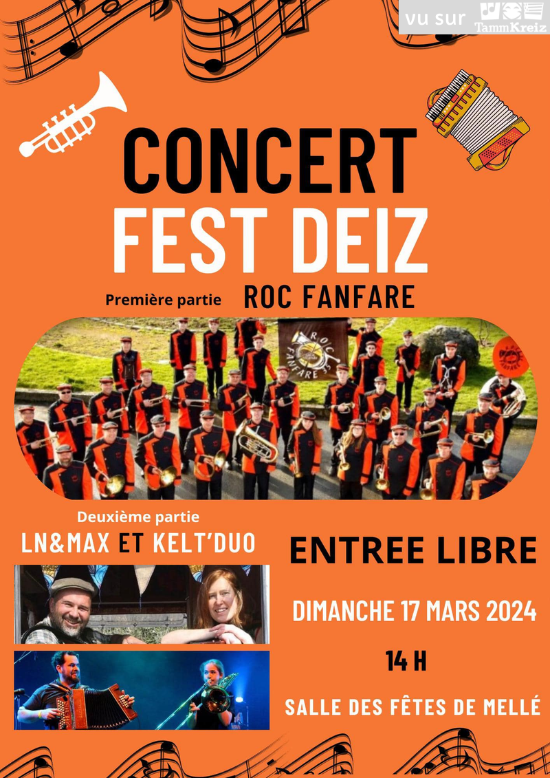 Concert et Fest-Deiz à Mellé