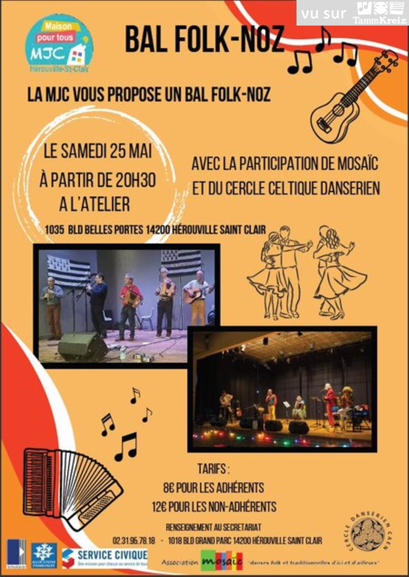 Fest-Noz/Bal folk à Hérouville-Saint-Clair