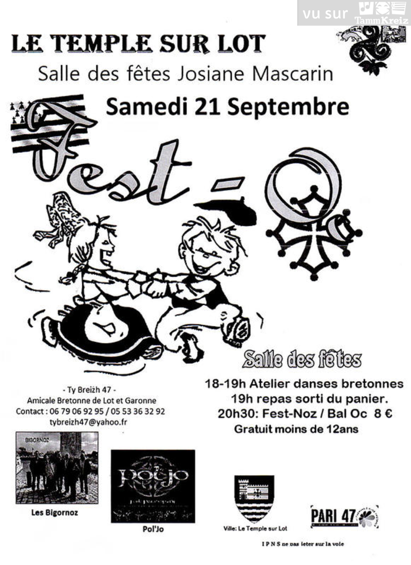 Baléti/Fest-Noz à Le Temple-sur-Lot