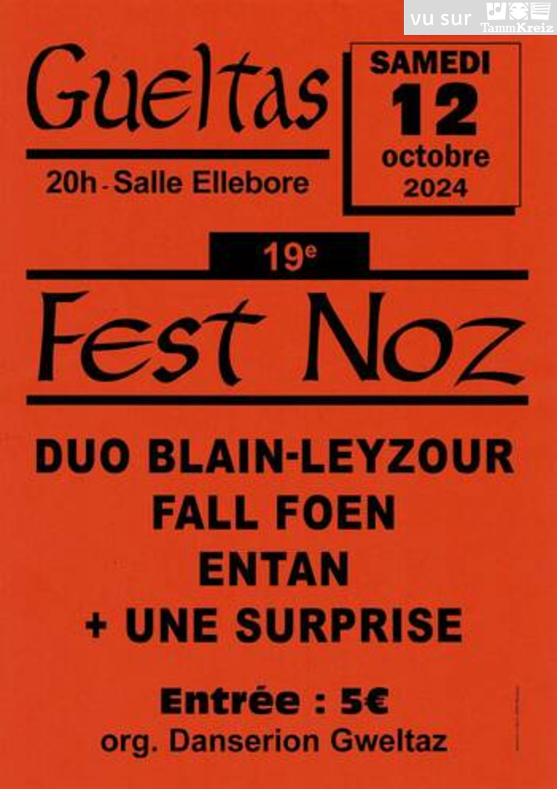 Fest Noz à Gueltas
