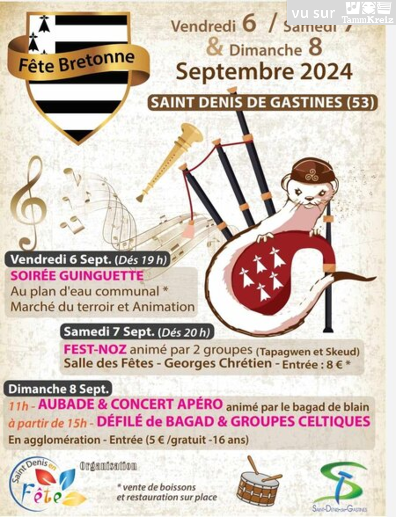 Fest Noz à Saint-Denis-de-Gastines