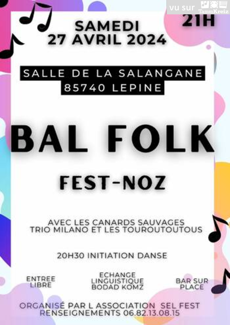 Fest-Noz/Bal folk à L'Épine