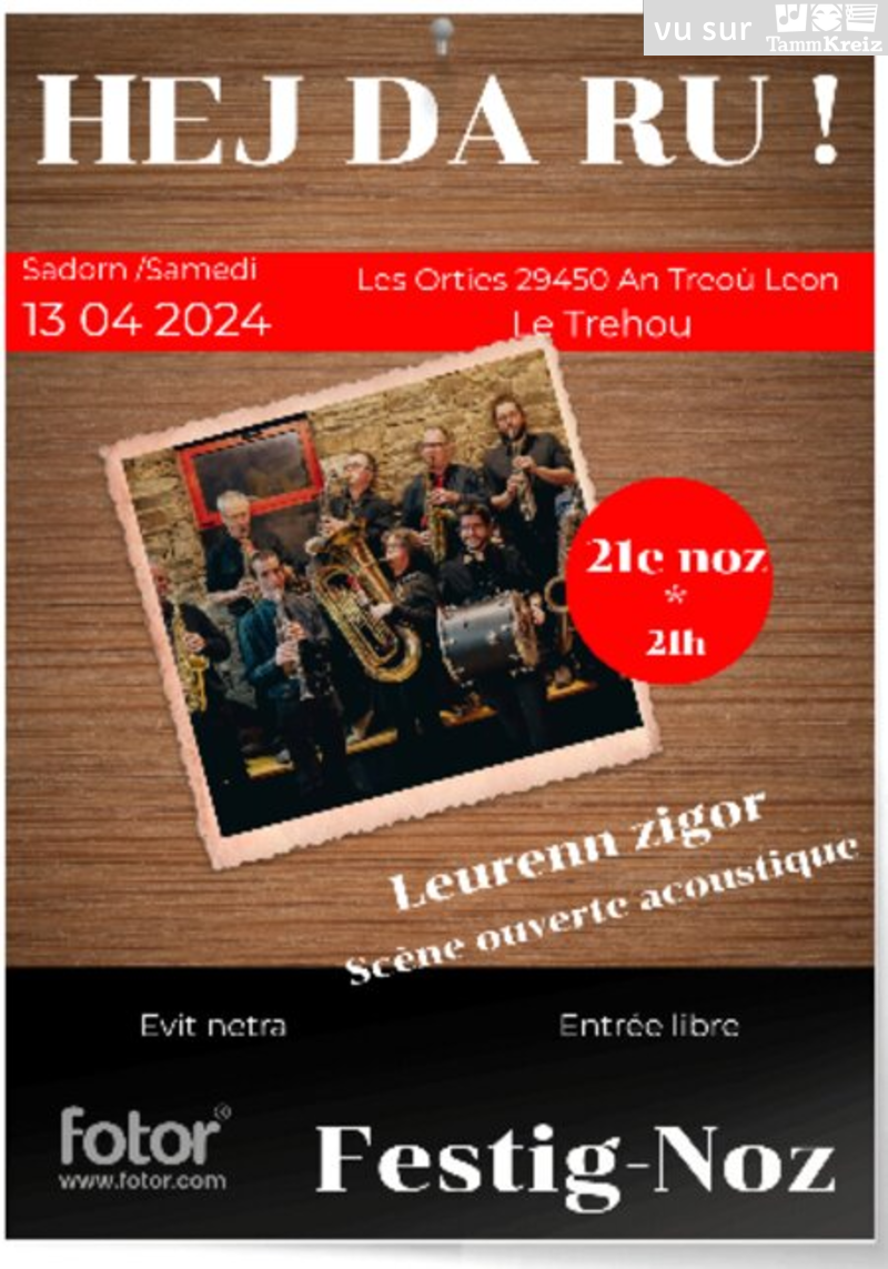 Fest Noz à Le Tréhou