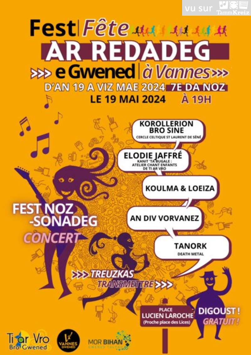 Concert et Fest-Noz à Vannes