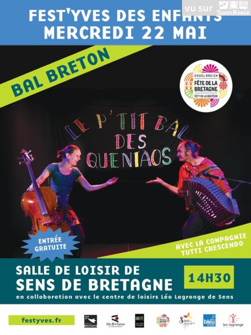 Bal des enfants à Sens-de-Bretagne
