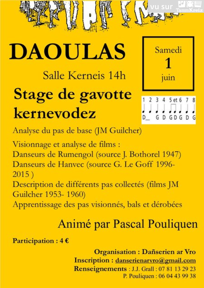 Stage à Daoulas