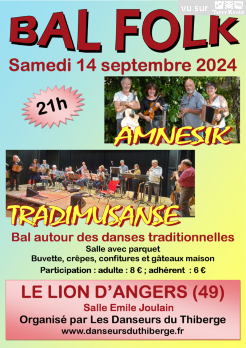 Fest-Noz/Bal folk à Le Lion-d'Angers